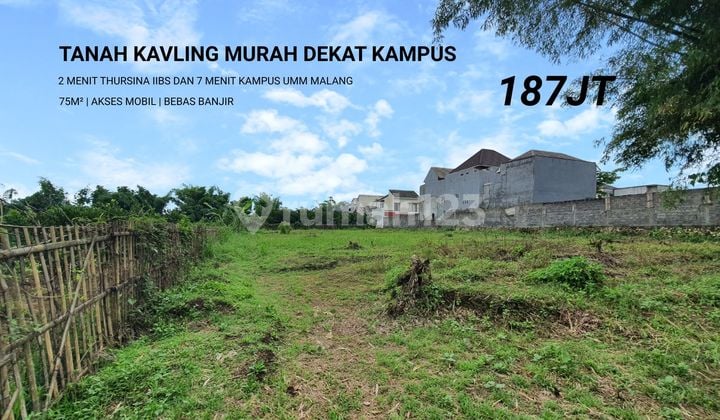 Tanah Kavling Landungsari, Dau, Malang. Hanya 180Jutaan