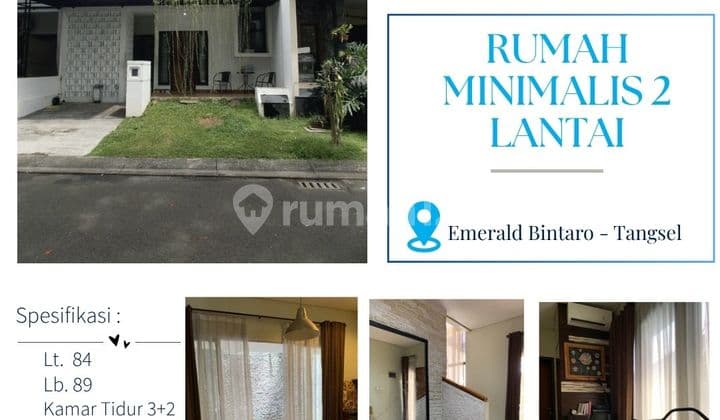 Dijual Rumah Emerald Bintaro Lokasi Strategis