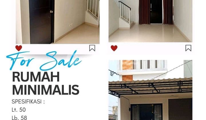 House for sale in Jurang Mangu Barat, Pondok Aren, Tangsel.