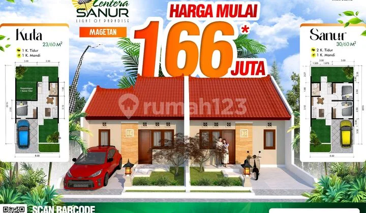 Rumah Desain Aesthetic Dan Modern Aksen Bali Yang Lokasi Strategis Di Pusat Kota Kabupaten Magetan