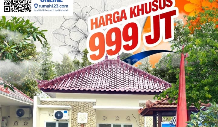 Ready Stok Siap Huni Harga 999jt Rumah Nuansa Bali Dekat Kawasan Pusat Perekonomian