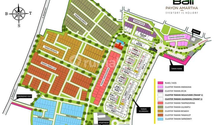 Rumah HOOK 2 Lt LB 88 di Perumahan BERANDA BALI PAYON AMARTHA