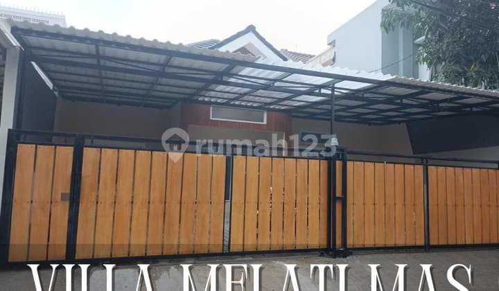 Dijual Rumah Full Renovasi Brand New di Villa Melati Mas Tangerang Luas 200M2, 3+1 Kamar Tidur, Hanya 2,5 Miliar!! Tangerang