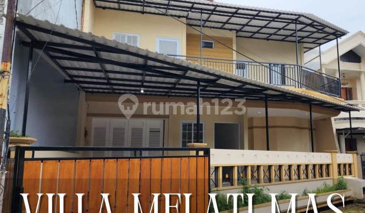 Dijual Rumah Brand New di Villa Melati Mas Tangerang Luas 250M2, 4+1 Kamar Tidur, Bangunan 2 Lantai, Hanya 2,6 Miliar!! Tangerang