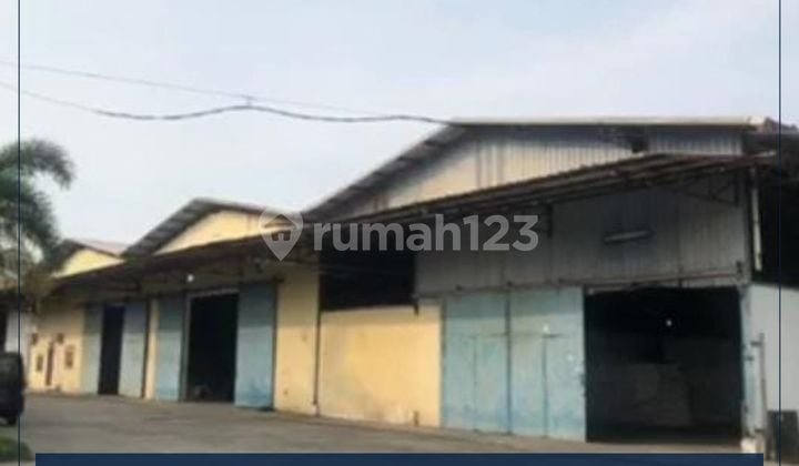 Dijual Gudang Di Kemiri Tangerang Luas 5 Ha Akses Container Dgn 7 Gudang Besar Hanya 60 Miliar!! Include Kantor + Mess Karyawan!! Tangerang
