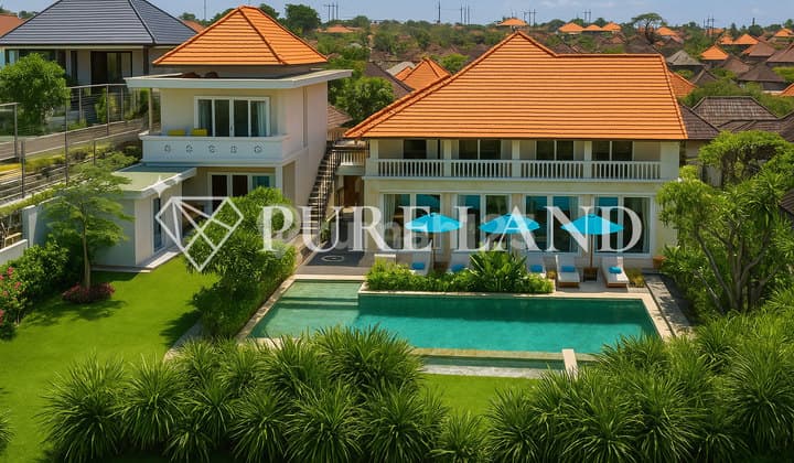 Bali Beachfront: Rare 4BR Villa with Secured 41-Year Lease.