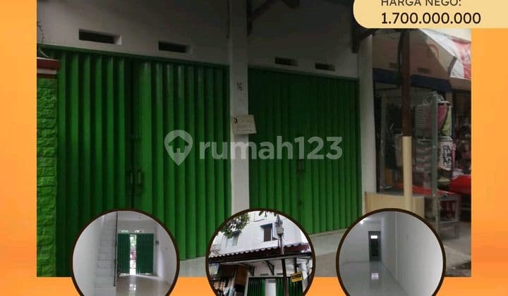 2 Shophouses with 2 Floors, Prime Location Right in Front of Sukatani Market, Depok