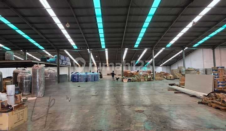 Gudang Konstruksi Baja, Bersih Siap Pakaidi Soekarno Hatta Mainroadakses Kontainer 40 Ft