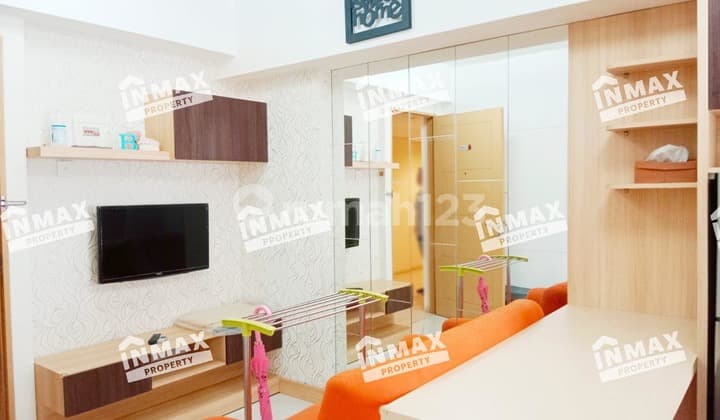 Apartemen Educity Havard Disewakan Harga Murah Sudah Full Furnished Ada 2 Kamar Lokasi Dekat Mall dan Pusat Kuliner Eastcoast Center