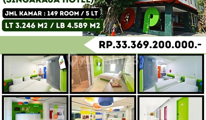 Dijual Hotel 5 Lantai Singaraja, Bali Utara.