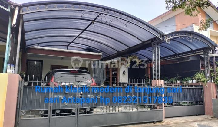 Rumah Klasik Modern di Tanjung Sari Asri Antapani