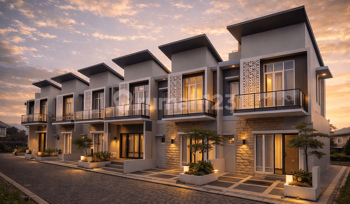 Villa 800 Jutaan Furnished Kota Batu Malang, Selangkah Bns, Jatim Park 2