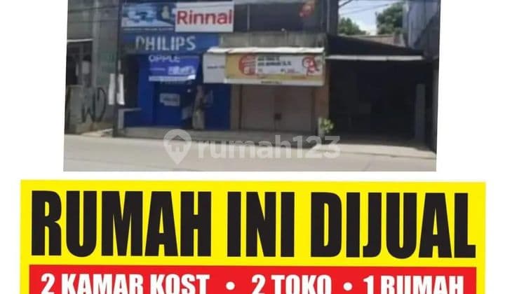 Dijual Rumah sekaligus 2 Ruko dan 2 Kamar Kost di Sentul Bogor