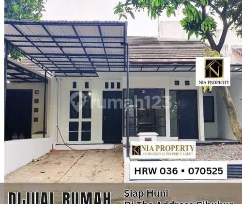 Dijual Rumah 1 Lantai Siap Huni di The Address Cibubur