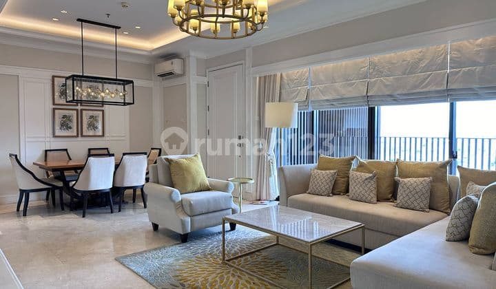 Apartemen 1 Park Avenue 2BR + 1 Study Room Furnished and Interior Gandaria Kebayoran Jakarta Selatan for Rent