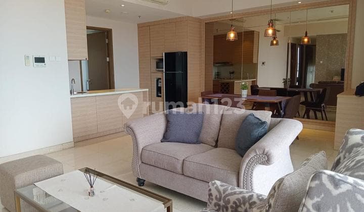 Furnished 2+1Br 1 Park Avenue 145M² At Gandaria Jaksel For Rent
