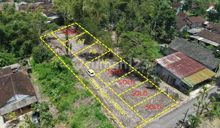 Land in Kalasan, Jogja near Purwomartani Toll Exit