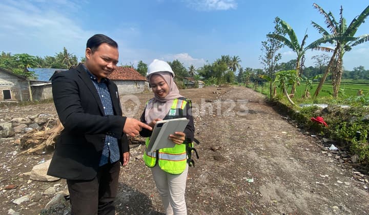 Sleman Kota Tanah SHM View Sawah dan Gunung
