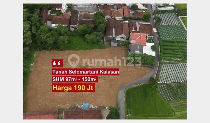 Sertipikat SHM Lahan Siap Bangun Hanya 195 Jt