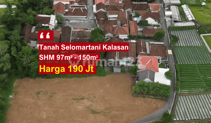 Tanah Murah Diwah Pasaran 190 Jt di Kalasan Sleman
