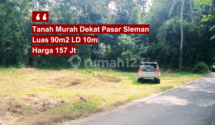 157 Jt Tanah Pekarangan Dekat Pasar Cebongan