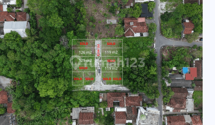 Dekat Jalan Raya Jogja Solo, Tanah Pekarangan Siap Bangun