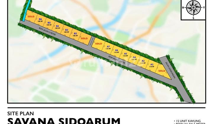 Pingir Sawah Tanah Di Sidoarum Jalan Godean Dekat UMY