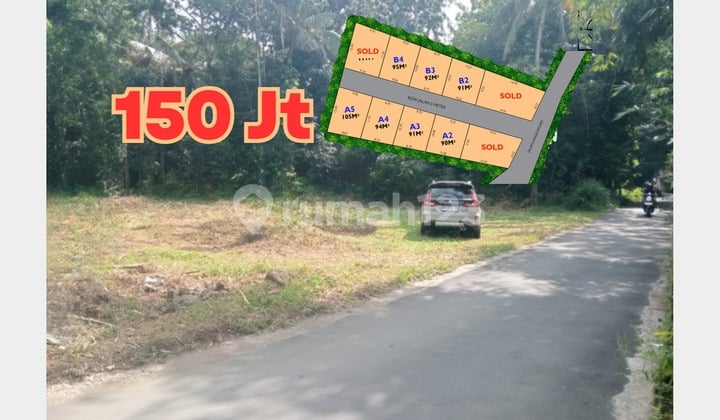 Promo 150 Jta, Tanah Area Pemda Sleman Tepi Aspal