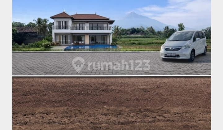Shm Pekarangan, Dijual Tanah Tepi Sawah View Cantik Cocok Villa