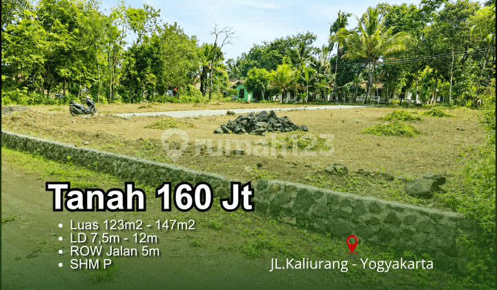 Installment Land 160 Million, North of UII Campus Jogja