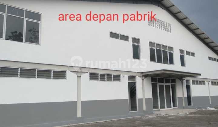 Jual Pabrik 1000m Subang Cipali Unfurnished Shm