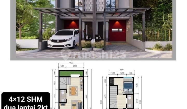 Dijual Modern Town House 2 Lantai di Gunung Anyar