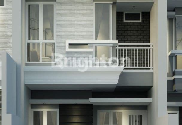 MINIMALIST NEW HOUSE, 7.5 METERS WIDE, IN SUTOREJO