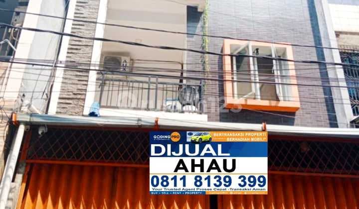 Rumah Strategis 4 Lantai 5.5x15 Jelambar 6 Kt 4km Bisa Utk Jualan