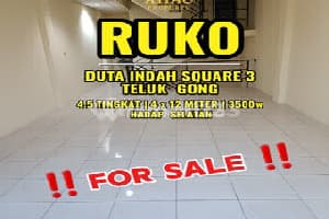 For Sale: Teluk Gong Duta Indah Square Shop House, 4x12, 4th Floor, Near the Market.