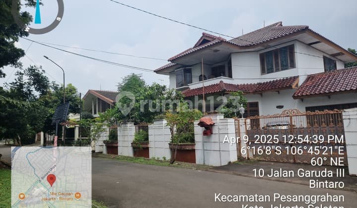 Rumah Murah bgt 2lt di Jl Garuda 3,Bintaro Jaya,Bintaro,Jaksel