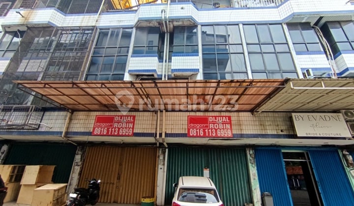 2 Ruko Murah 4lt di Harco Mangga dua,Jl mangga dua raya