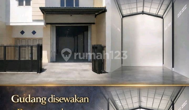 Disewakan Gudang 2Lt Tinggi Gudang 9M di Pesapen
