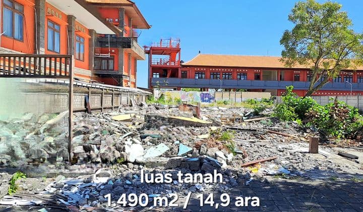 Tanah Dijual Sangat Cocok Untuk Bangun Segala Jenis Usaha Terletak Di Pinggir Jalan Raya Uluwatu, Jimbaran