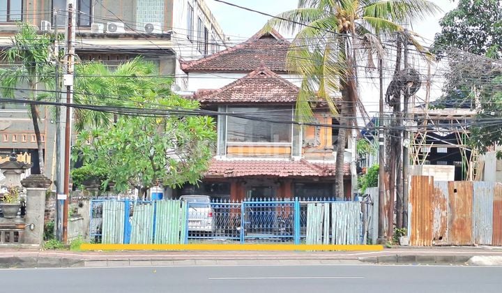 Dijual Tanah Plus Bangunan Posisi Sangat Strategis Cocok Bangun Segala Usaha Terletak di Pinggir Jalan By Pass Ngurah Rai Pemogan, Denpasar Selatan