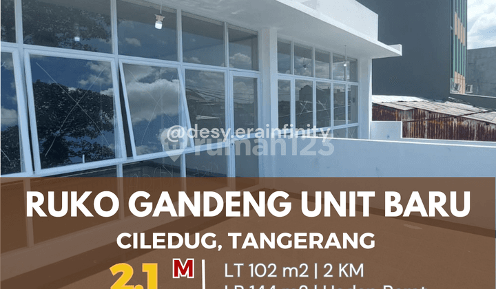 For Sale 2-Unit Attached Shop House in Ciledug New Unit