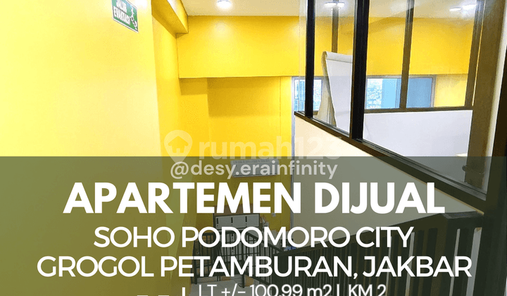Apartemen Set Up Kantor Soho Podomoro City Mezzanine, Jakbar
