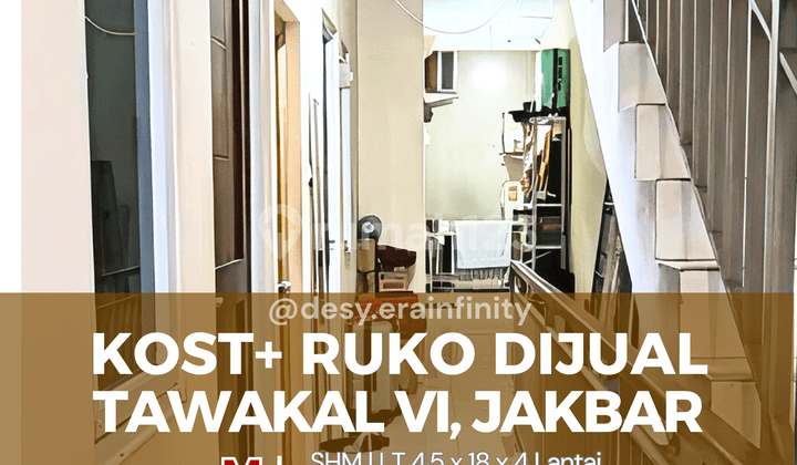 Kost + Ruko 1 | 4 Lantai, Jl. Tawakal VI, Jakarta Barat