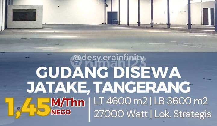 Disewakan Gudang di Jatake, Tangerang