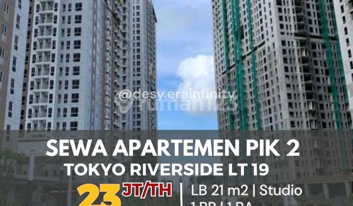 Disewakan Apartemen Tokyo Riverside Pik 2 Tower Ginza Lantai 32