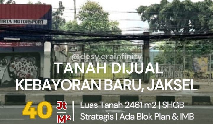 For Sale Land in Kebayoran Baru, South Jakarta