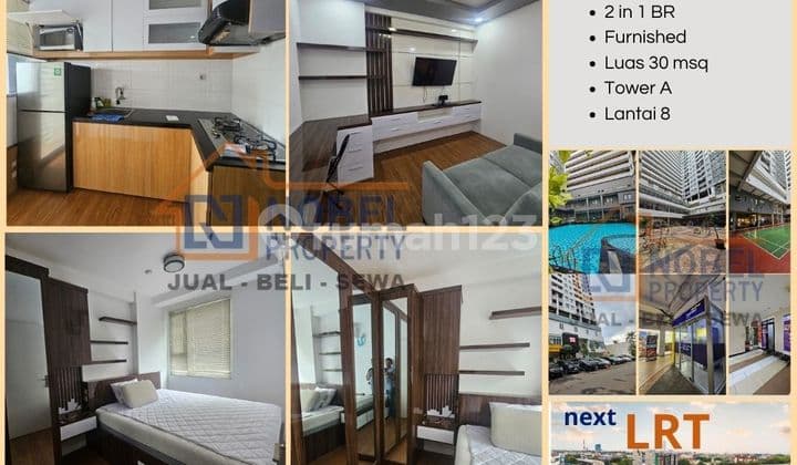 Siap Huni Apartemen Menteng Square 1 Kamar Furnished Luas 30Msq