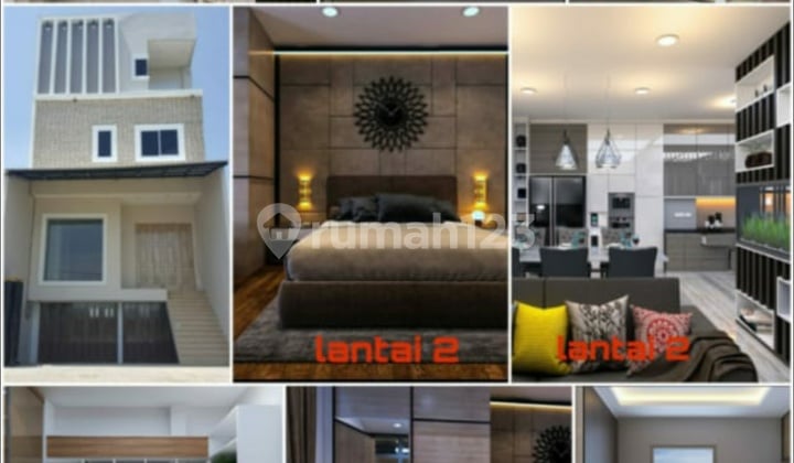 Ruko Mewah 5lantai Babelan Scg Sumarecon Crown Gading Harapan Indah Jakarta Garden City Babelan