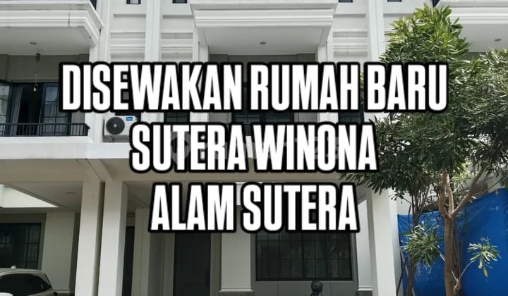Rumah Baru Cantik Sutera Winona Alam Sutera
