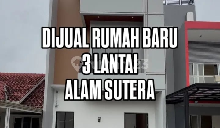 New 3-Story South-Facing House in Alam Sutera